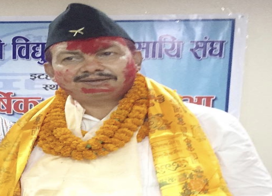Bishnu Pd. Sharma Poudel, founder and proprietor of Poudel Electric